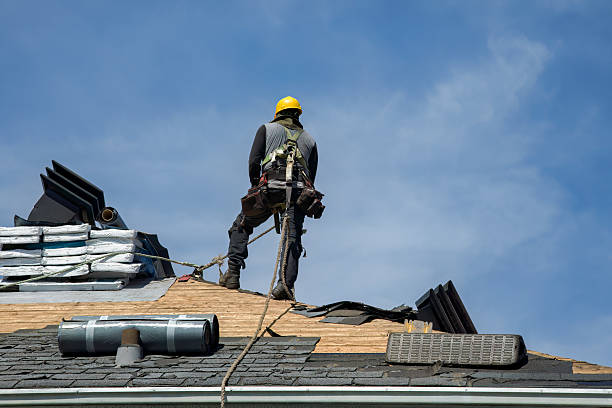 Professional Roof Replacement technician working in Greencastle, IN